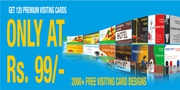 Business cards in 2000+ designs only at www.printasia.in