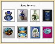 Blue pottery manufacturer and supplier in India