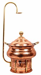Buy Steel Copper Chaffing Dish with Stand From Indian Art Villa