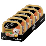 Buy Cesar Adult Wet Dog Food (Lamb & Vegetables) 100gm,  at Best Price 