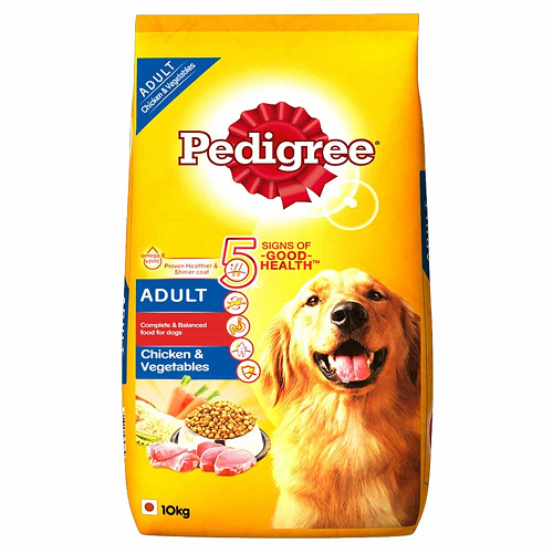 Buy Pedigree Adult Dry Dog Food,  Chicken & Vegetables 10Kg