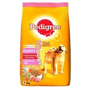 Buy Pedigree Puppy Dry Dog Food,  Chicken & Milk,  3kg
