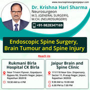 You can meet Dr. Krishna Hari Sharma,  a neurosurgeon in Jaipur,  if you