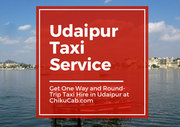 Best And Affordable Taxi Service In Udaipur