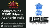 Apply Online MSME Udyam Aadhar in India