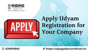 Apply Udyam Registration for Your Company