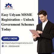 Easy Udyam MSME Registration – Unlock Government Schemes Today